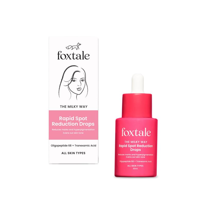Foxtale 3 Tranexamic Acid Face Serum with Peptides Niacinamide for Hyperpigmentation Reduces Marks Dark Spots Evens Out Skin Tone All Skin Types Men and Women 30 ml - Image 1