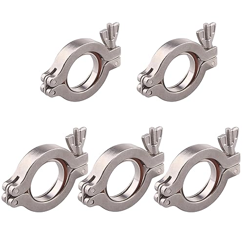 DERNORD KF40 Wing Nut Clamp Flange Quick Clamp Stainless Steel 304 with Centering ORing Pack of 5 - Image 3