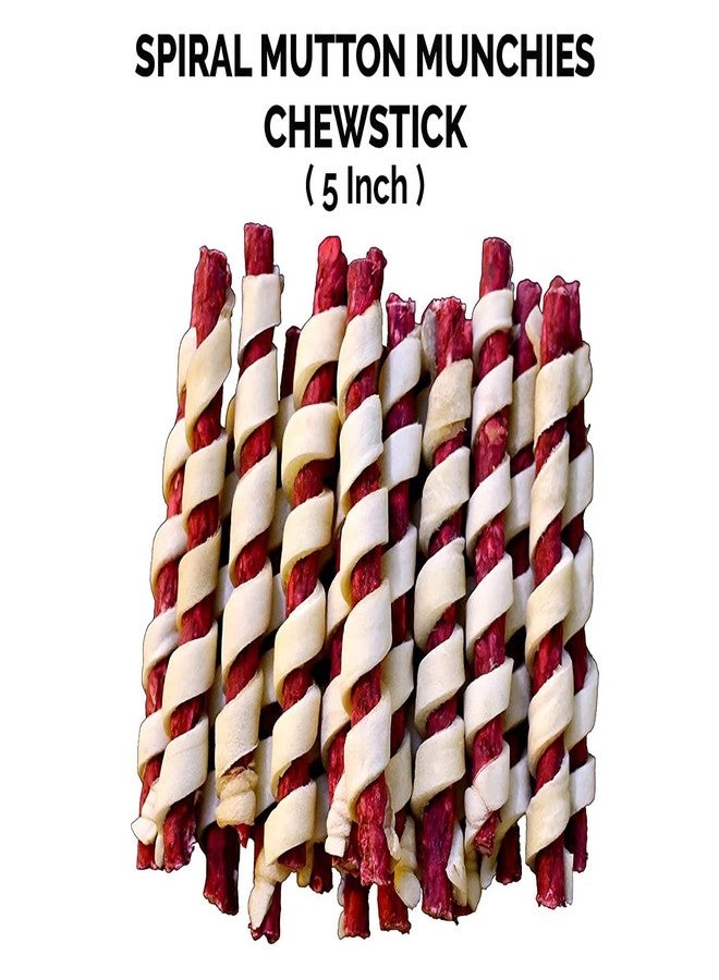 ADB Creations Mutton Flavor Dog Chew Stick, Rawhide Munchy Protein & Dental Sticks for Dogs | Snacks for All Breed Dogs of All Life Stages - 1Kg (Pack of 1) - Image 4