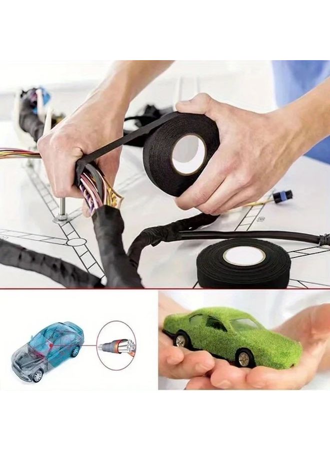 5 Pcs 0.35x393.7 Inch High Temp Resistant Automotive Wire Harness Tape Flame Retardant - Image 4