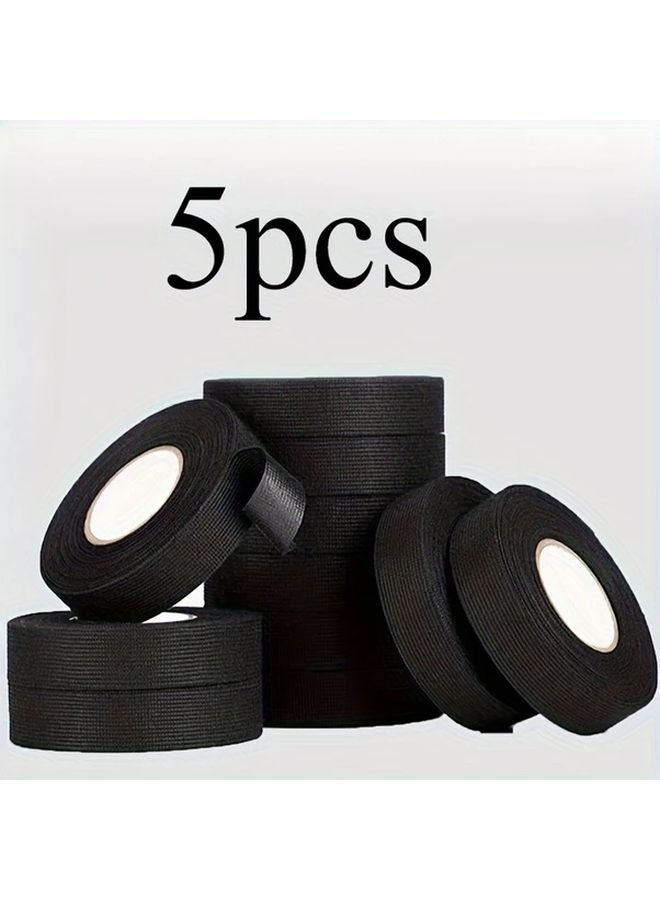 5 Pcs 0.35x393.7 Inch High Temp Resistant Automotive Wire Harness Tape Flame Retardant - Image 1