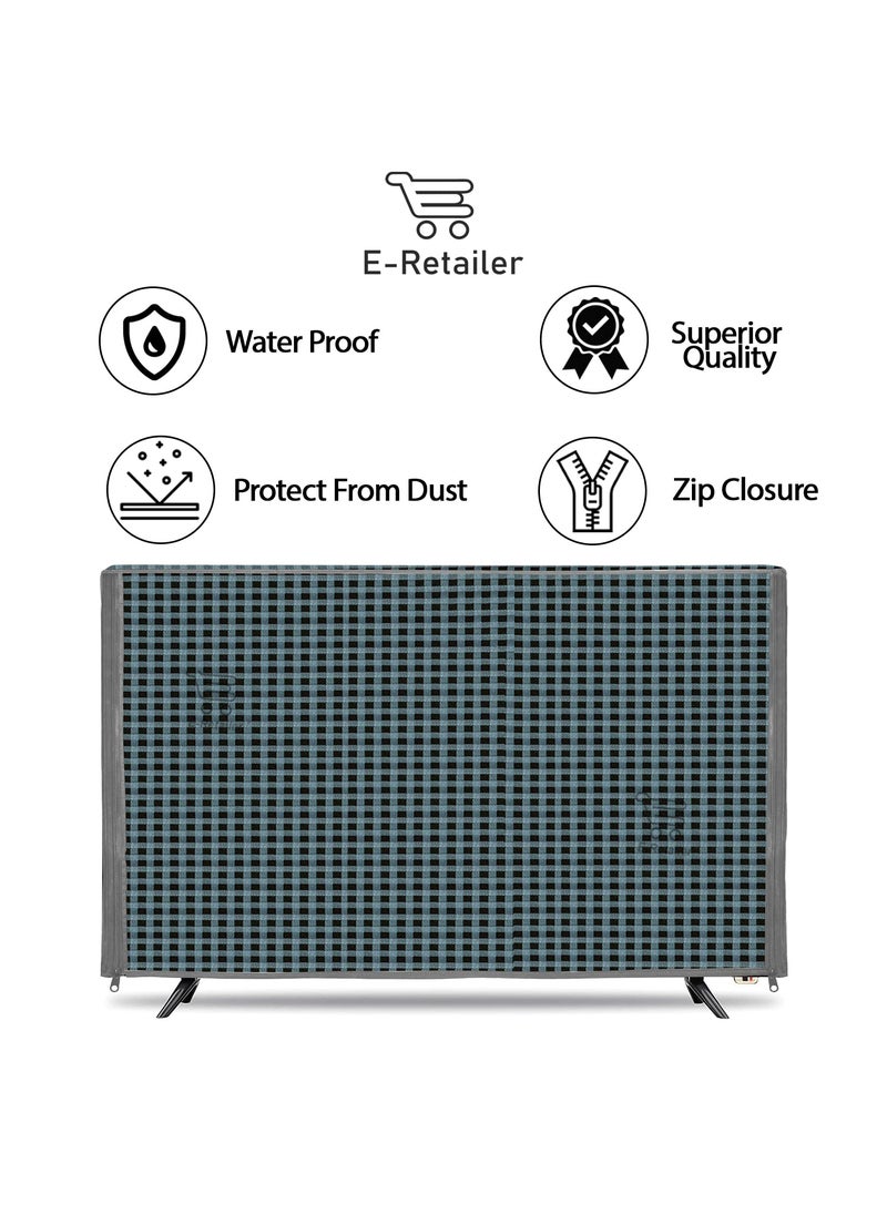 E-Retailer ERetailer Transparent LCDLED TV Protector Cover with Zipper Enclosure for 32 Inch Suitable for All Major Brand Model ColorBlack Size29x3x19 Inches  - Image 4