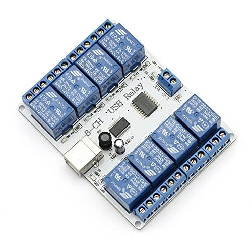 SainSmart USB Eight Channel Relay Board for Automation - 12 V - Image 2