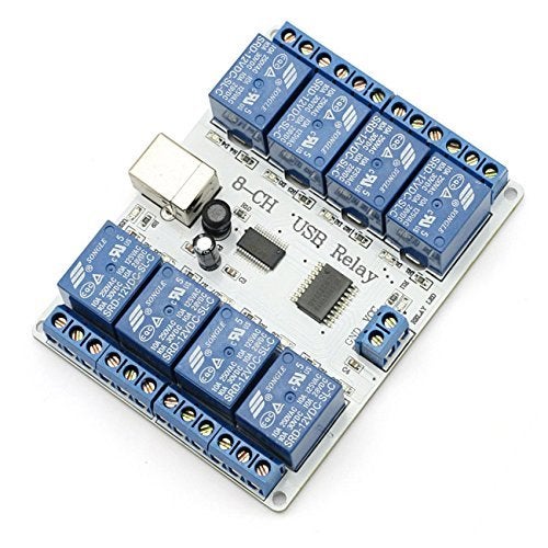 SainSmart USB Eight Channel Relay Board for Automation - 12 V - Image 3