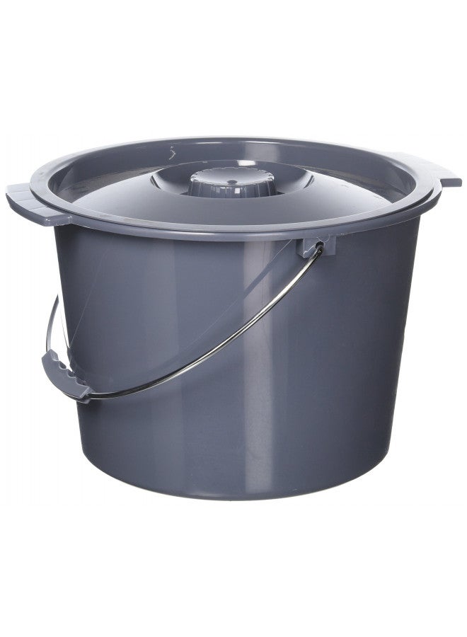 Medline Commode Bucket with Lid and Handle Case