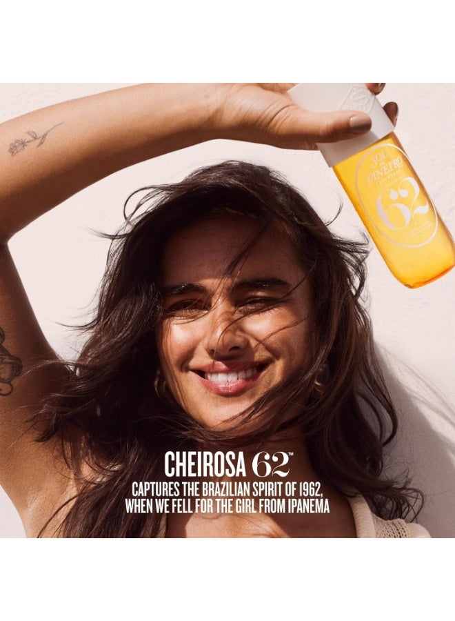 sol de jainero رذاذ عطر الشعر والجسم SOL DE JANEIRO Cheirosa '62 90 مل/3.0 أونصة سائلة - Image 4