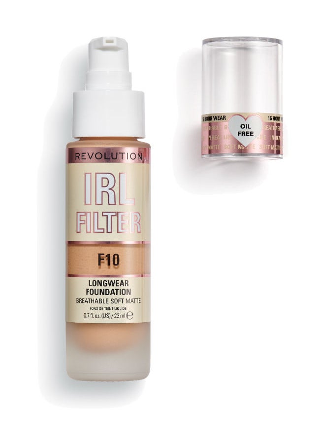 REVOLUTION - Makeup Revolution IRL Filter Longwear Foundation F10 - Image 1