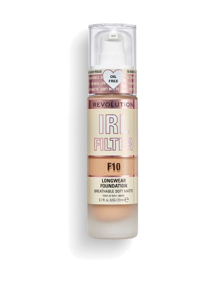 REVOLUTION - Makeup Revolution IRL Filter Longwear Foundation F10 - Image 1