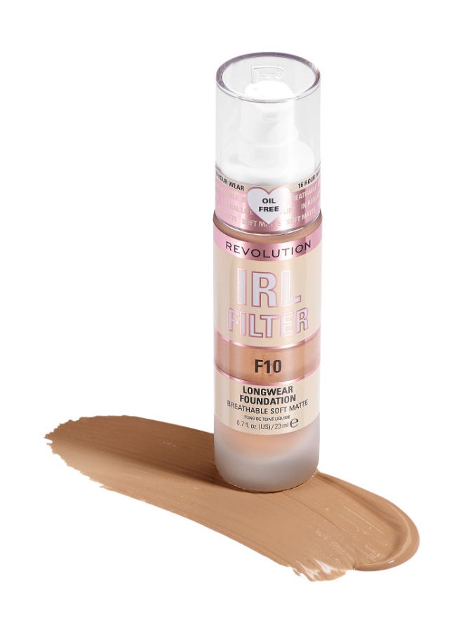 REVOLUTION - Makeup Revolution IRL Filter Longwear Foundation F10 - Image 1