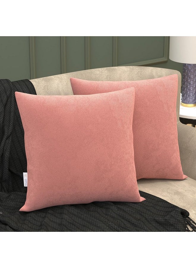 MY ARMOR Velvet Cushion Covers Set of 2-18 x 18 Inches, Soft & Luxurious Decorative Cushion Cases for Bedroom, Sofa, Chair & Living Room - Peach - pzsku/ZE1B30FF3ADB5E7C0CB51Z/45/_/1737721043/57e34b6e-9258-434c-9a28-832eda7f8148