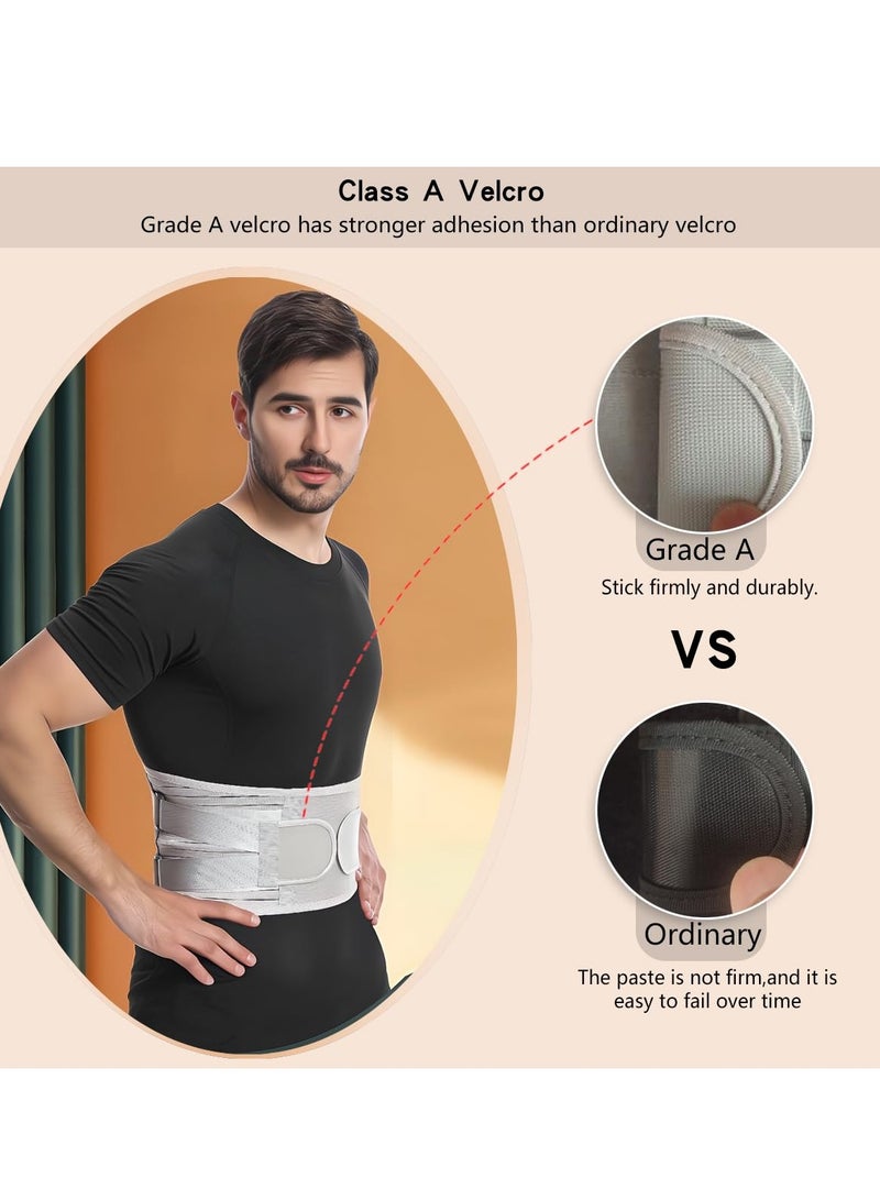 SYOSI Back Brace for Lower Back Pain Relief with Bionic Design, Lumbar Support Belt with Soft Breathable Knit Material for Herniated Disc， Sciatica, Back Support Belt for Men and Women (XL) - Image 5