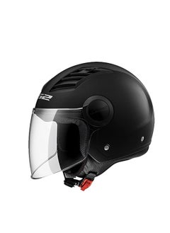LS2 HELMET OF562 Airflow HALF Face Racing Helmet - Color: MATT BLACK