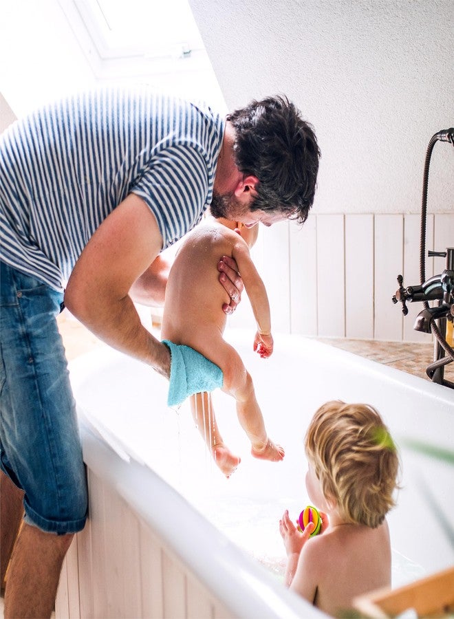 Warm Cuddles Soft Washcloths Set - Absorbent, Natural Baby Wash Cloth for Delicate Skin - Large 12"x12" Baby Bath Towels - Newborn Face Towel (White) - Image 5