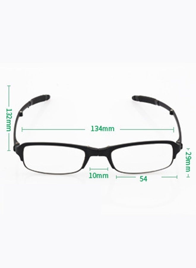 نظارات قراءة قابلة للطي +2.00D، عالية الدقة، مضادة لإجهاد العين، مناسبة لكل من الرجال والنساء - Image 2