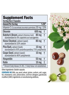 Andrew Lessman ANDREW LESSMAN Circulation & Vein Support for Healthy Legs 30 Capsules - High Bioactivity Diosmin, Butcher's Broom, Visibly Reduces Swelling & Discomfort in Feet, Ankles, Calves, Legs  - Image 2
