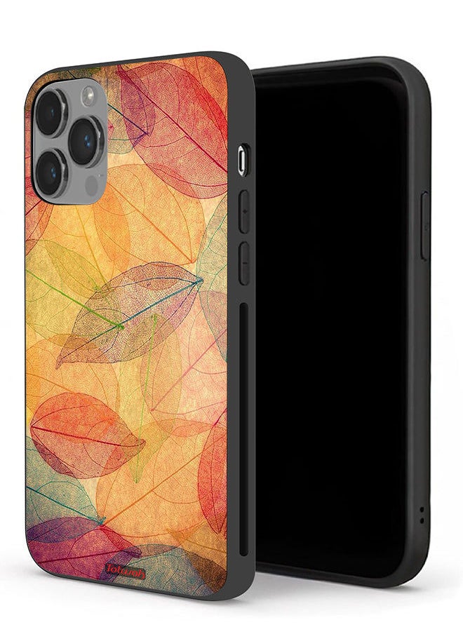 Tolwak Apple iPhone 14 Pro Protective Case Leaves Abstract Digital Art  - Image 1