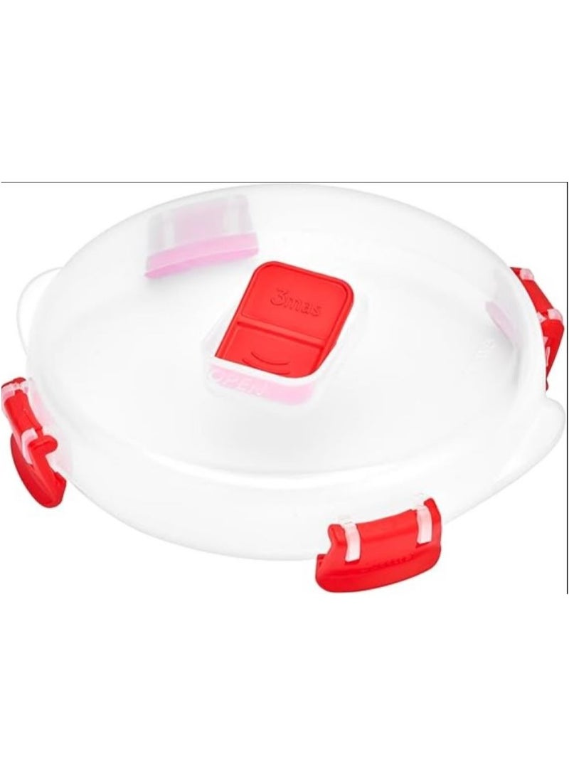 Bubbles Microwave Plate – Suitable for Kids from 6 Months + 2 Baby Feeding Spoons Gift Multicolor - Image 4