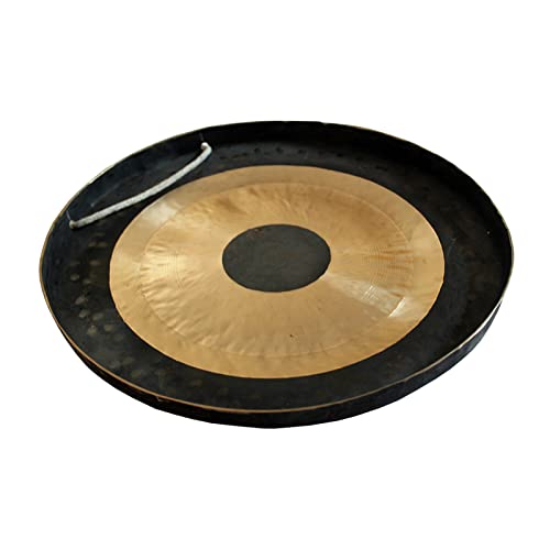 Arborea Mini Chau Gong with Mallet and Stand Hand-hammered Table Therapy and Healing Home or Office Meditation gong (10" Chau Gong) - Image 5