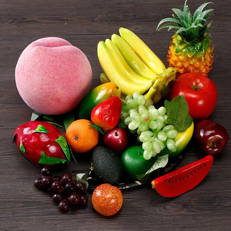 Bluejw E-079 Artificial Vegetables for Home Decor, Realistic Plastic Fruits & Veggies, Kitchen Garden Party Decorations - Image 3