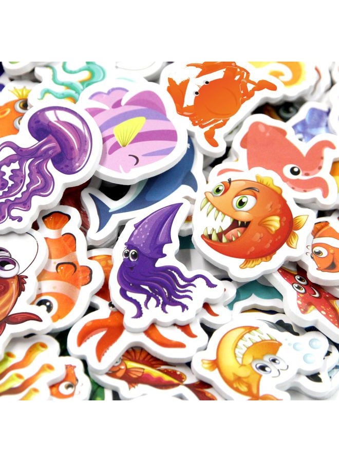 Fancy Land Sea Animals Foam Stickers Ocean Sea Life Shapes Foam Decals for Kids Crafts Party Decor Favors 200Pcs - Image 4