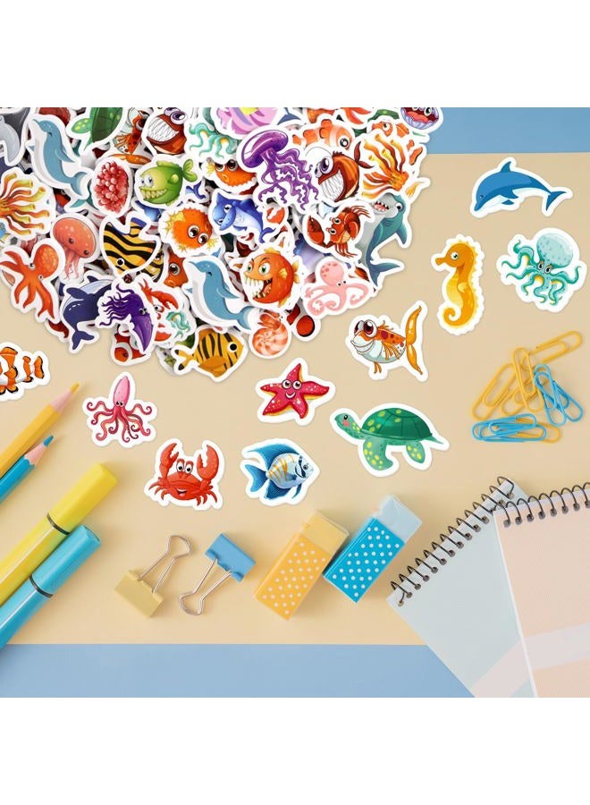 Fancy Land Sea Animals Foam Stickers Ocean Sea Life Shapes Foam Decals for Kids Crafts Party Decor Favors 200Pcs - Image 5