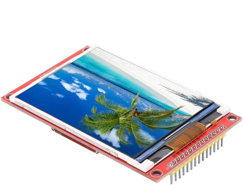 Wal front 3.2 inch 240x320 LCD Display Module, 65K Color, SPI Interface, Touch Function (Optional), SD Card Slot, ARM Driver, 2021 Model - Image 1