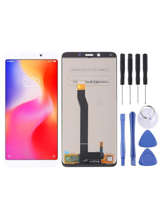 erorex Replacement TFT LCD Screen for Xiaomi Redmi 6 / 6A with Digitizer Full Assembly White - Image 1