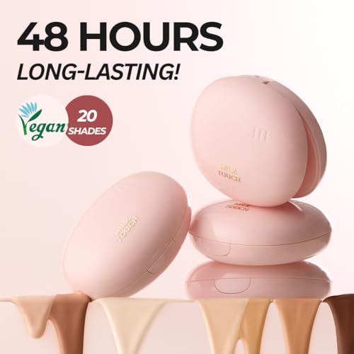 milktouch Cushion Foundation 24H Flawless Skin Radiant Shine No Oxidation LongLasting NonCreasing 60 Hydrating Skincare Infused Korean 24W Honey - Image 3