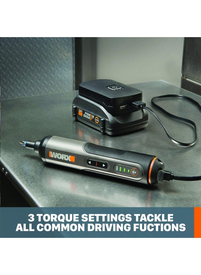 Worx WX240L 4V 3-Speed Cordless Screwdriver
