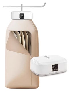 XiuWoo Portable Laundry Dryer, Multifunctional Electric Dryer Machine, Mini Clothes Dryer with Dryer Bag, 2 Gear Adjustable Small Dryer Machine, Foldable Compact Dryer for Delicate Garments  - Image 1
