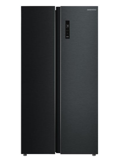 DAEWOO 721L Gross Capacity & 510L Net Capacity Side by Side Refrigerator, Smart Inverter Compressor, Quick Freeze Technology, Total No Frost, FRS-721VSIN Dark Stainless Steel FRS-721VSIN Dark Stainless Steel