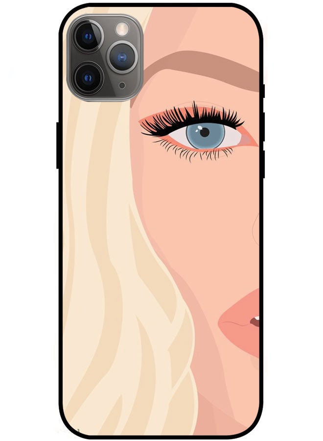 EYE CATCH iPhone 11 Pro Protective Case Cover Smart Protective Series for iPhone 11 Pro Girl Show Half Face - Image 1