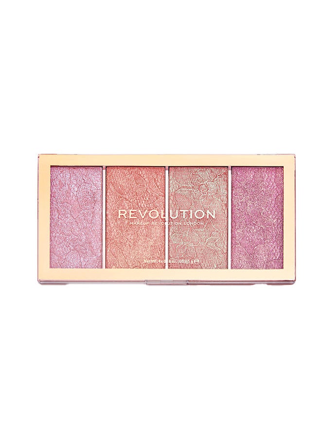 REVOLUTION - Makeup Revolution Vintage Lace Blush Palette - Image 1