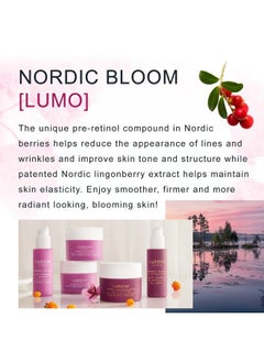 Lumene Lumene Nordic Bloom [Lumo] Anti-Wrinkle & Firm Night Moisturizer - Hydrating Face Moisturizer for Visibly Radiant & Smooth Skin - Formulated with Pre-Retinol Complex + Lingonberry Extract (1.7 oz)  - Image 5