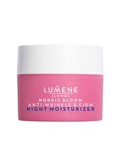 Lumene Lumene Nordic Bloom [Lumo] Anti-Wrinkle & Firm Night Moisturizer - Hydrating Face Moisturizer for Visibly Radiant & Smooth Skin - Formulated with Pre-Retinol Complex + Lingonberry Extract (1.7 oz)  - Image 1