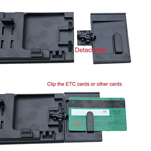 PME Rear View Mirror, Universal Car Truck Mirror Interior Panoramic Wide Angle Mirror Blind Spot Side Mirror Convex Anti-Glare Truck Mirror (Plain Convex Mirror, 15.0" / Clip-on) - Image 4