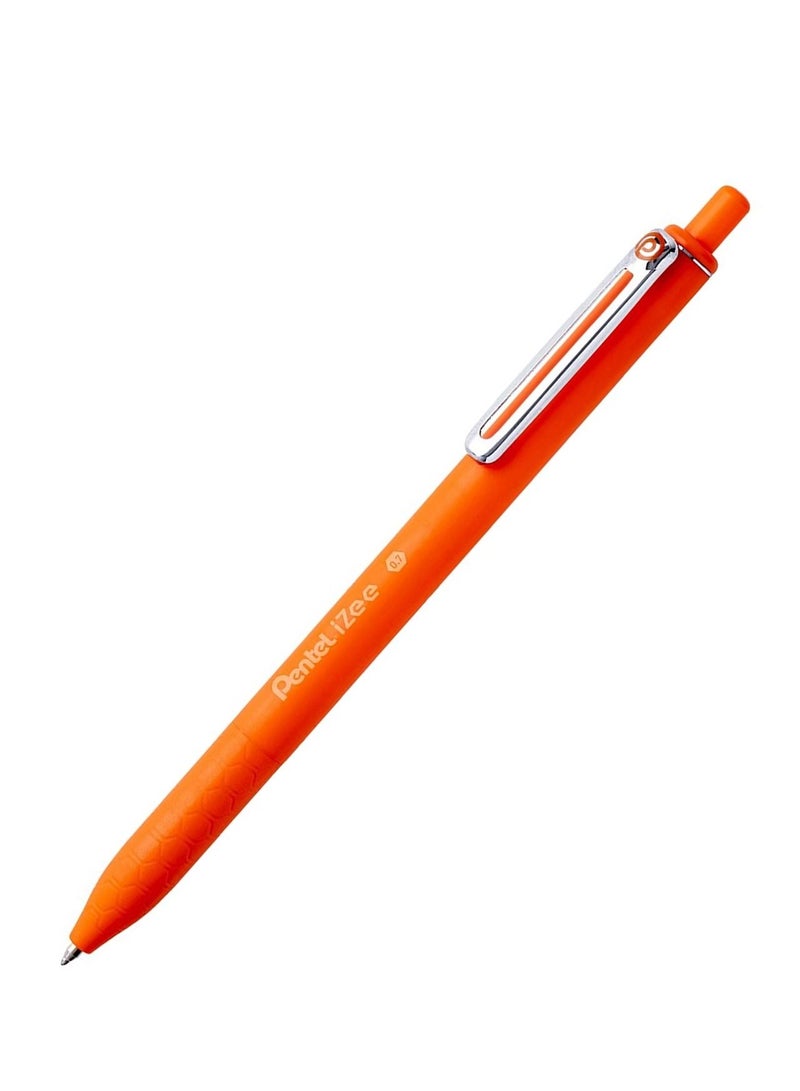 Pentel قلم حبر جاف قابل للسحب 4 قطع 0.7 مم حبر برتقالي - Image 2