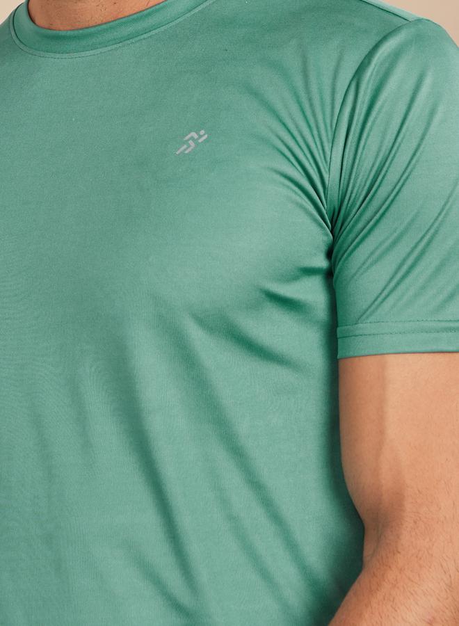 Styli Active Regular Dry Fit T-Shirt with Logo Detail - Image 3