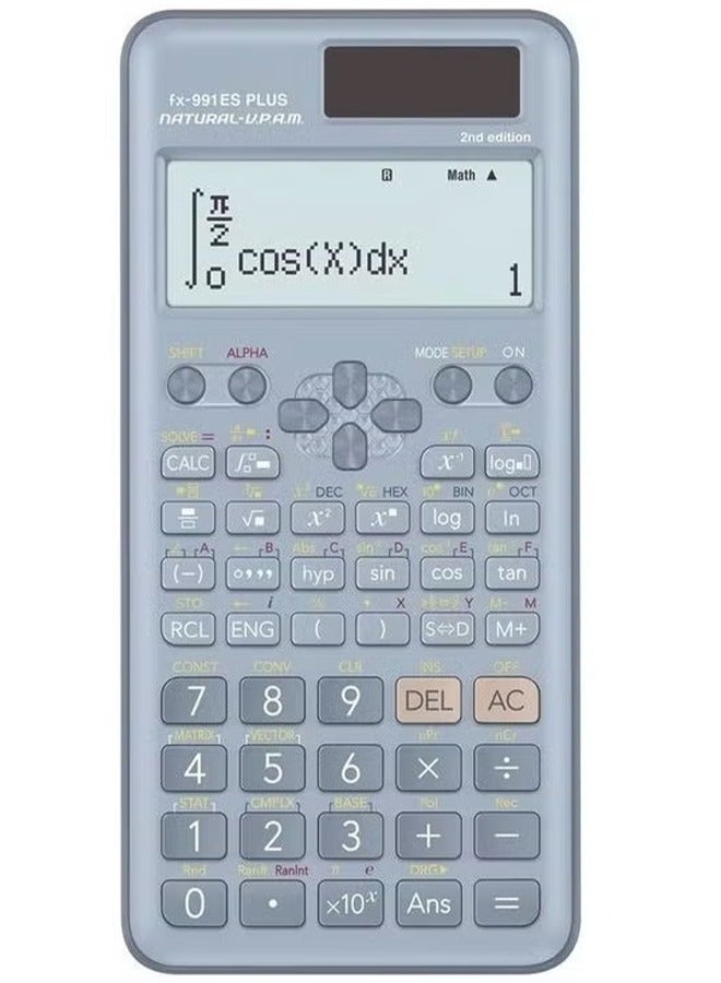 LEXIN Scientific Calculator 2nd Edition With Basic And Advanced Functions - Blue, Ideal For Students And Office Use - Image 1