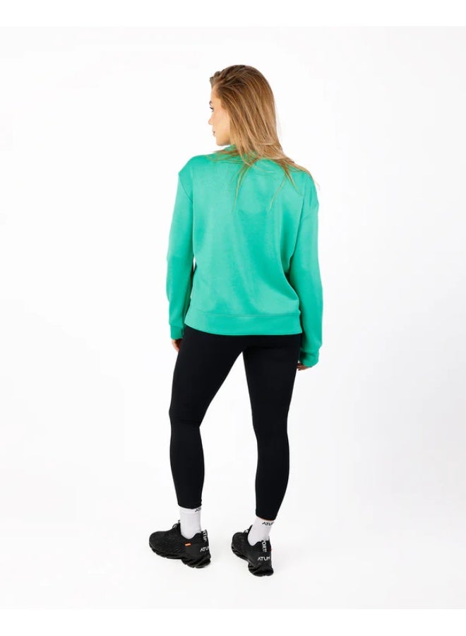 أتوم تيشيرت رياضي نسائي Atum Essential Crew أخضر - Image 4