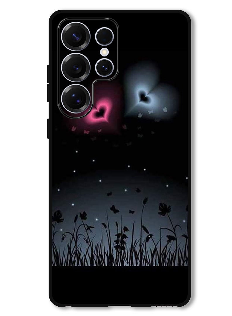 Theodor Protective Case Anti Scratch Shock Proof Bumper Cover For Samsung Galaxy S25 Ultra Two Hearts (2) - Image 1