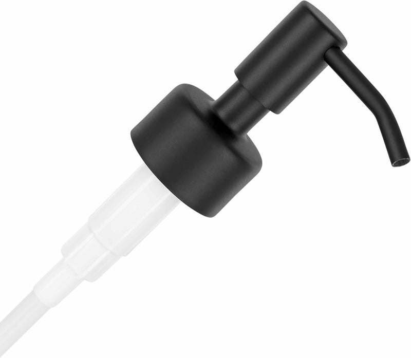 Altglas Stainless Steel Soap Pump 'Budapest' as Replacement for Liquid Hand Soap Dispensers and Bottle Upcycling - fits Regular Mouth Bottles with 1.1 in / 28 mm Thread e.g. Jack Bottle (Matte Black) - Image 1