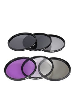 ANDOER Andoer 72mm Lens Filter Kit UV+CPL+FLD+ND(ND2 ND4 ND8) with Carry Pouch / Lens Cap / Lens Cap Holder / Tulip & Rubber Lens Hoods / Cleaning Cloth  - Image 2