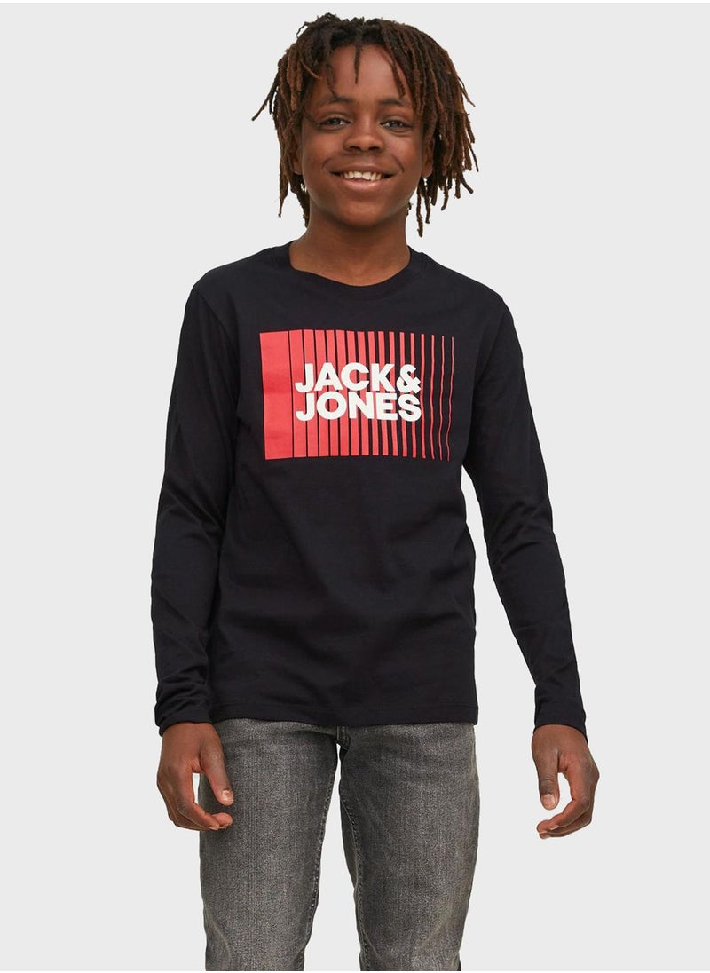 Jack & Jones Junior - Youth Logo T-Shirt - Image 1