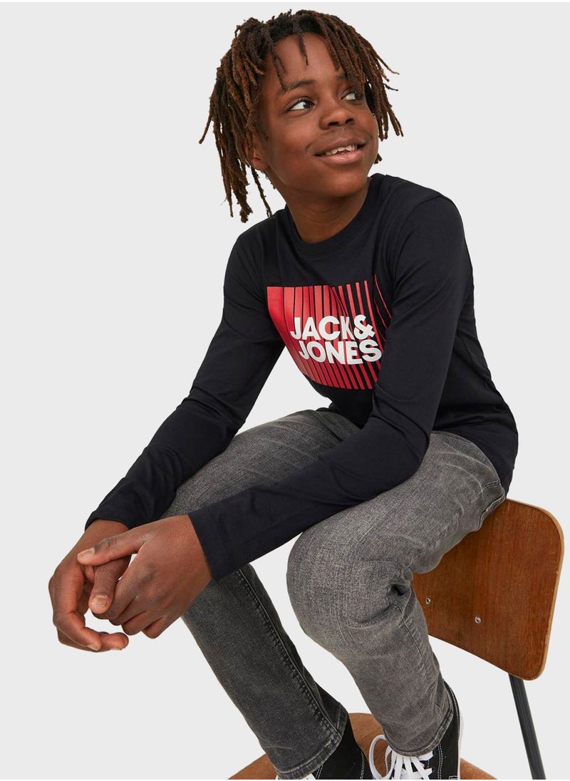 Jack & Jones Junior - Youth Logo T-Shirt - Image 1