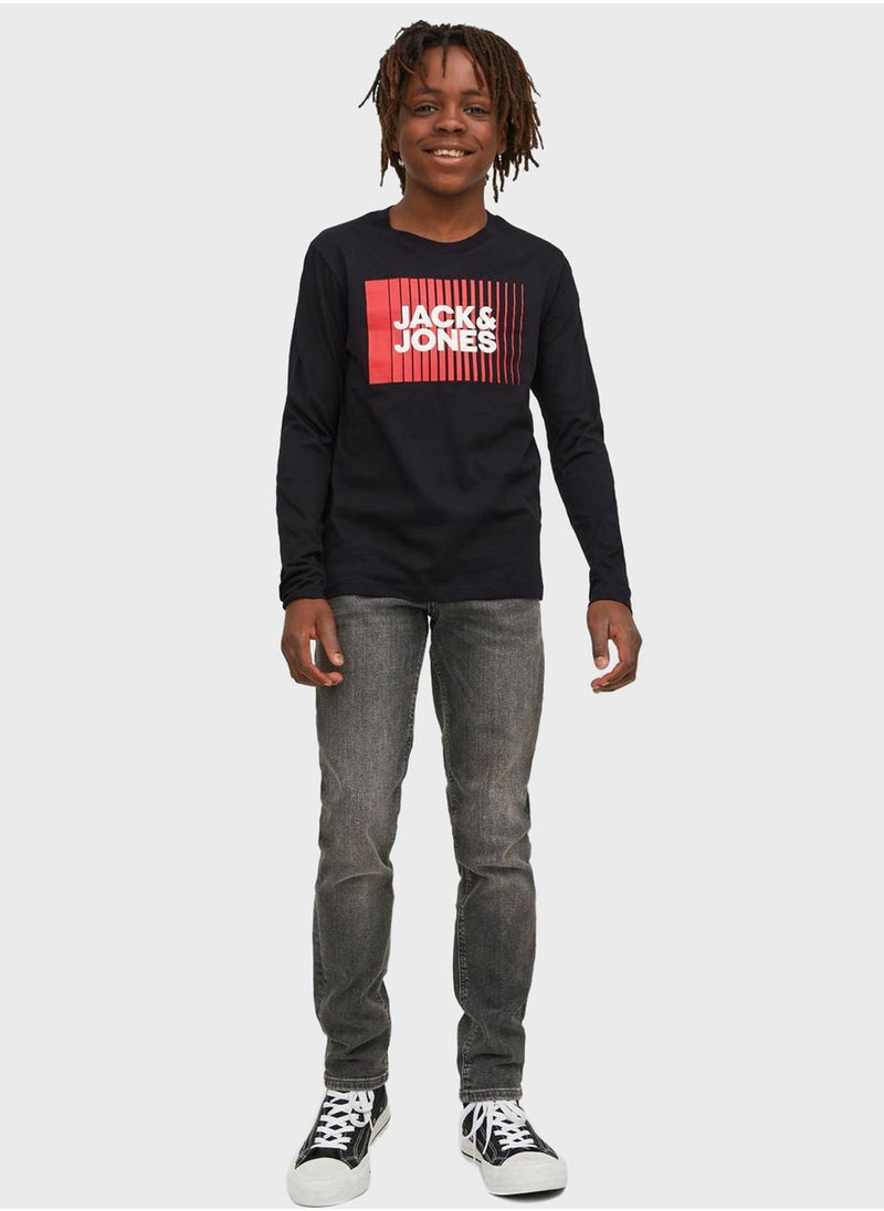 Jack & Jones Junior - Youth Logo T-Shirt - Image 1