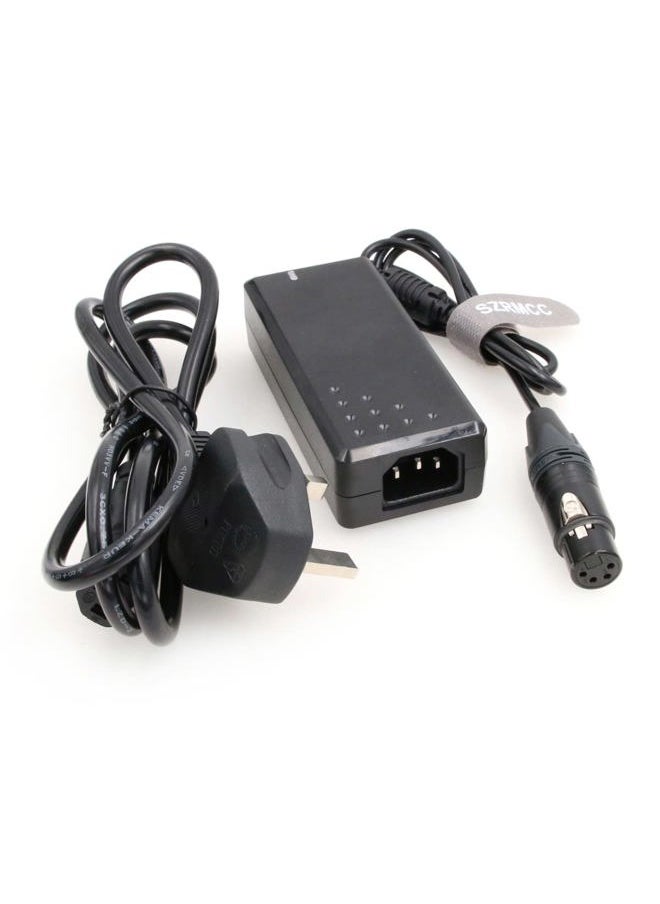 SZRMCC XLR 4 Pin Female 12V 4A AC DC Power Supply Adapter for Sony PMW F55 Camera Sound Devices PIX 260 270i Zaxcom Deva Mix (12V 4A)  - Image 1