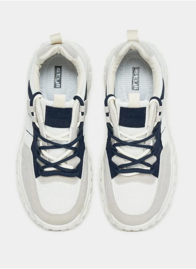 ستايلي Contrast Panel Chunky Sneakers