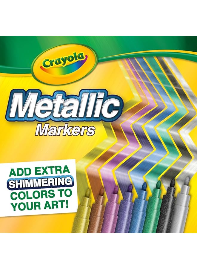 Crayola Metallic Markers 8 Count - Image 5