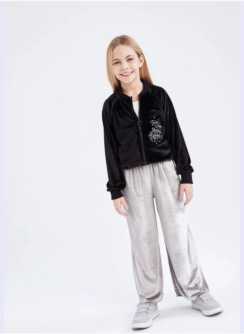 DeFacto New Year Girl Wide Leg Knitted Trousers